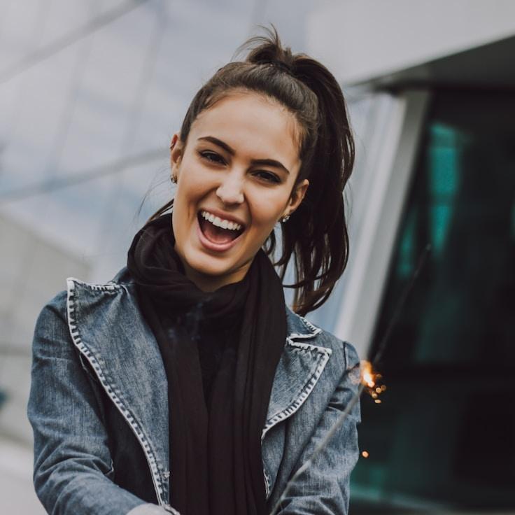 Portrait of Mira Valente, group coordinator and fusion cooking expert